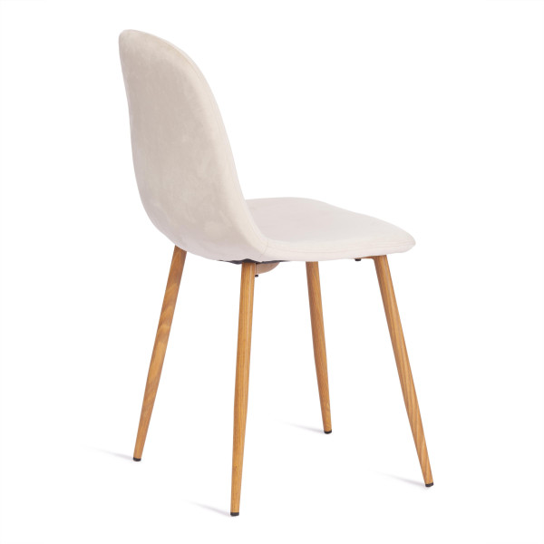 Стул BREEZE (mod. 4724) вельвет/металл, 44 х 53 х 87 см, Light beige (светло-бежевый) HLR1 / натуральный фото № 3