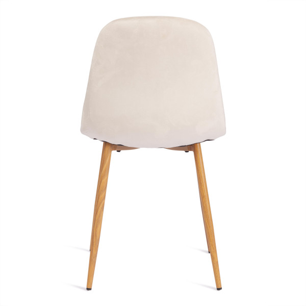 Стул BREEZE (mod. 4724) вельвет/металл, 44 х 53 х 87 см, Light beige (светло-бежевый) HLR1 / натуральный фото № 4