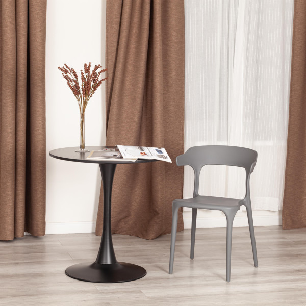 Стул TON (mod. PC36) пластик, 49,5 х 50 х 75,5 см , Dark-grey (тёмно-cерый) 15537 фото № 10