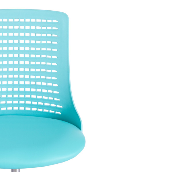 Кресло Kiddy  кож/зам, бирюзовый фото № 6