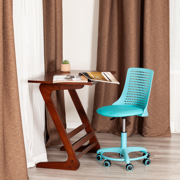 Кресло Kiddy  кож/зам, бирюзовый фото № 12