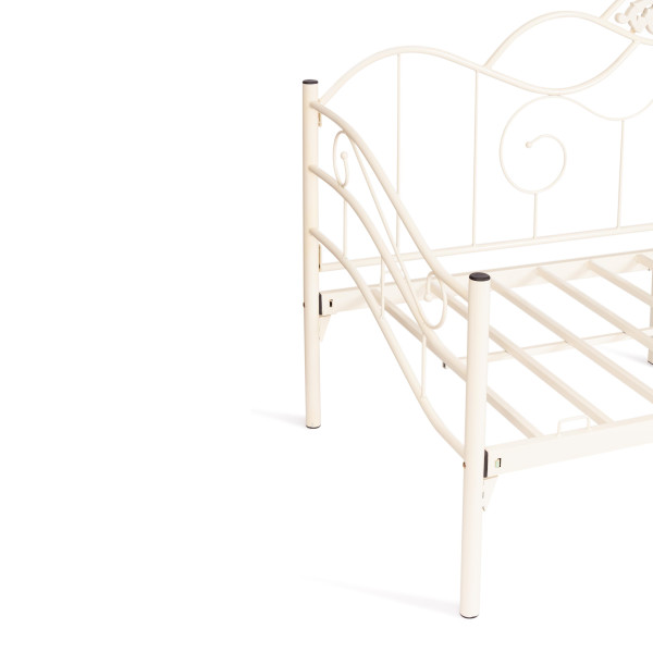 Кровать Federica (mod. AT-881) дерево гевея/металл, 90*200 см (Day bed), Белый (butter white) фото № 5