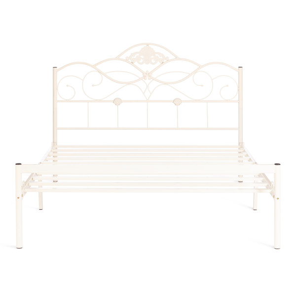 Кровать Federica (mod. AT-881) дерево гевея/металл, 160*200 (Queen bed), Белый (butter white) фото № 4