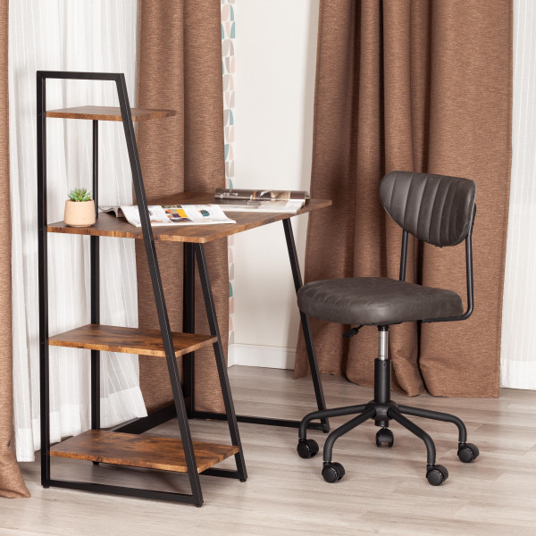 Кресло SLIM иск. кожа, Grey (Cерый) фото № 11