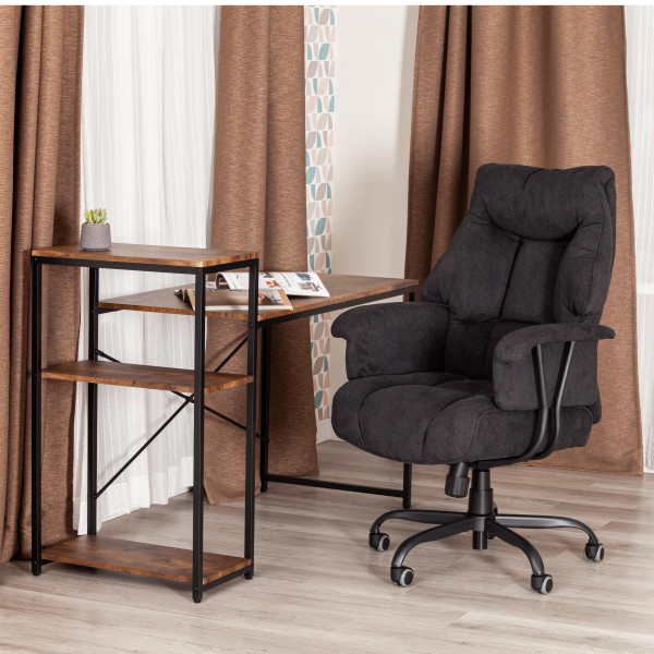 Кресло BROOKLYN ткань, черный фото № 13