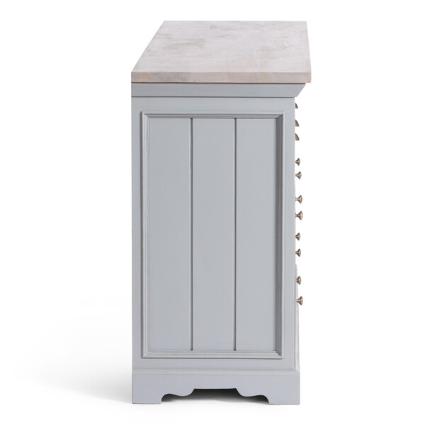 Комод Secret De Maison BRIGHTON ( mod.OD-005 ) дерево акации/МДФ, 160х45х85 см, Antique grey/grey wash фото № 2