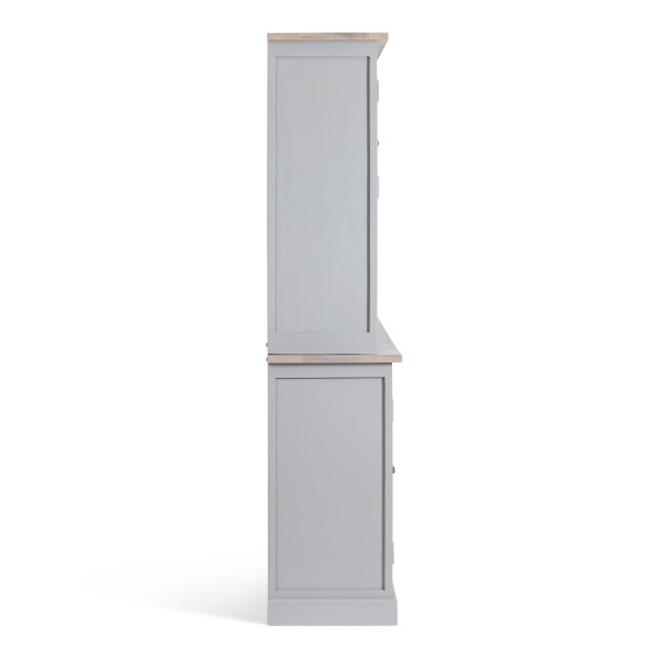 Буфет Secret De Maison BRIGHTON ( mod.OD-004 ) дерево акации/дерево манго/МДФ, 180х45х200 см, Antique grey/grey wash фото № 2