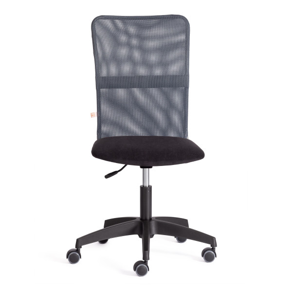 Кресло START флок/ткань, черный/серый, 35/W-12 фото № 4