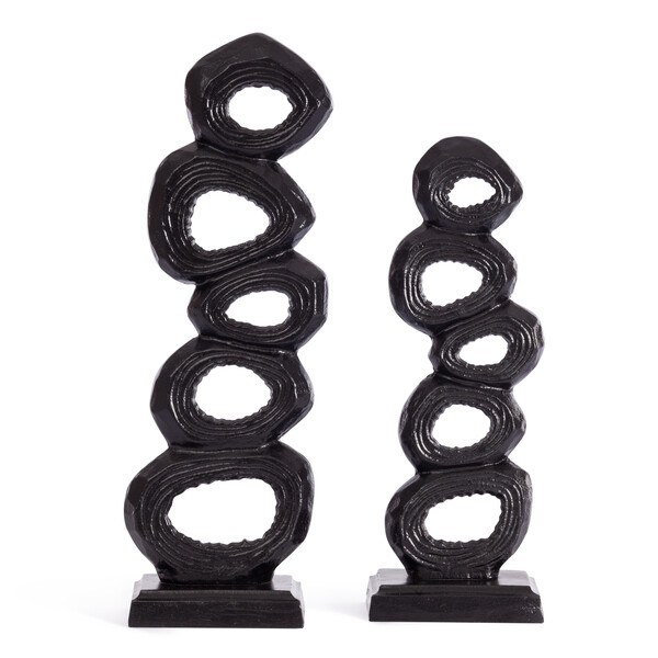 Набор статуэток Secret De Maison REFLEX ( mod. LS-0002 )  металл: аллюминий, 15 х 50см, 15 х 42 см, черный фото № 4