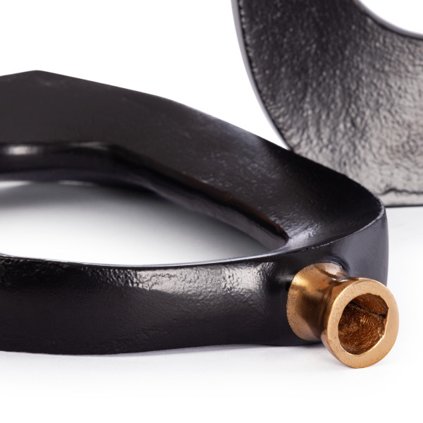 Набор ваз Secret De Maison KROPTU ( mod. LS-0005 )  металл: аллюминий,  24 х 45см, 19 х 36 см, черный фото № 6