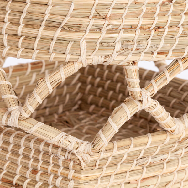 Набор корзин Secret De Maison LAILA ( mod. LS-0023 )  морская трава, D37/27 х 30 см , D30/20 х 26 см , D23/15 х 23 см, бежевый фото № 4