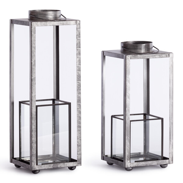 Набор подсвечников Secret De Maison DOYINA ( mod. LS-0202 )  металл: железо, 15х15х46, 15х15х26 см , серебряный фото № 2