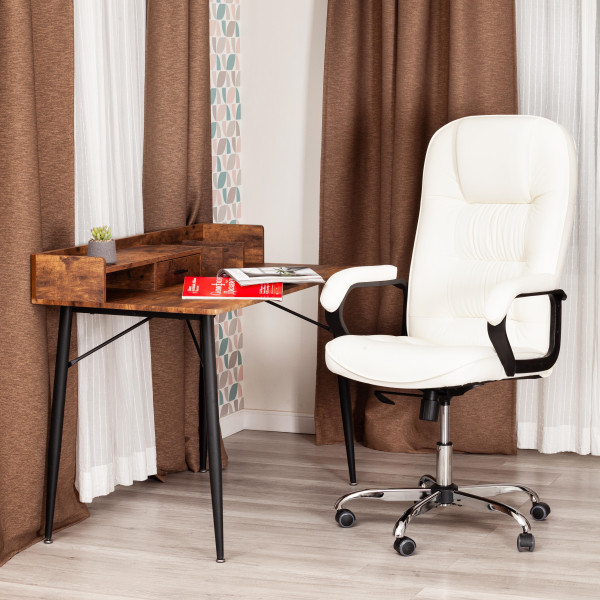 Кресло СН9944 (22) хром кож/зам, белый, 36-01 фото № 12