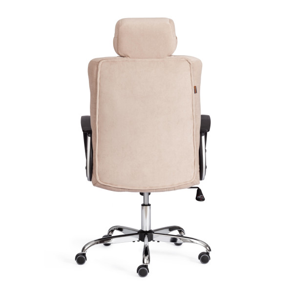 Кресло OXFORD хром флок , бежевый, 7 фото № 4