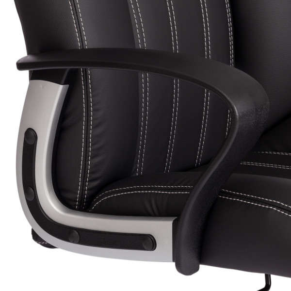 Кресло OXFORD хром кож/зам, черный, 36-6 фото № 7