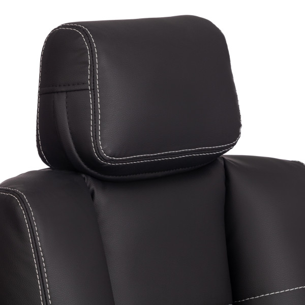 Кресло OXFORD хром кож/зам, черный, 36-6 фото № 9