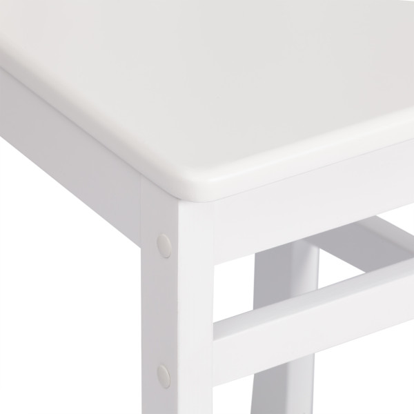 Стул жесткое сиденье SWEDEN  Многослойная фанера, МДФ, 100*41*40, white, разобранный фото № 8