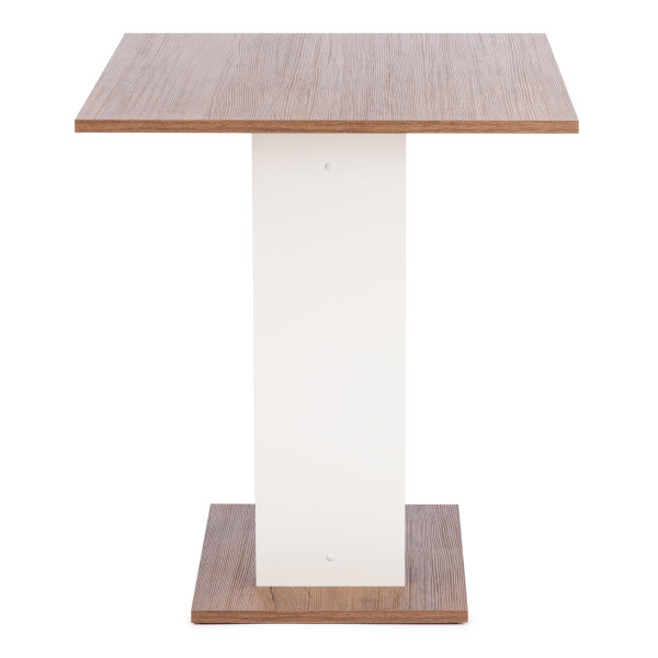 Стол обеденный TIBI L нераздвижной ЛДСП (18 мм), 68,6 х 110 х 75 см, Дуб Канзас/Пепел фото № 2