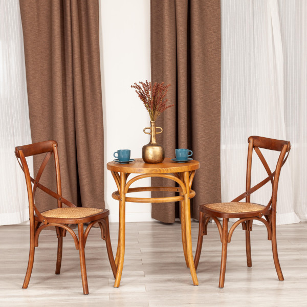 Стол THONET (mod.T9151) дерево вяз, 60х75 см, Груша (№3) фото № 6