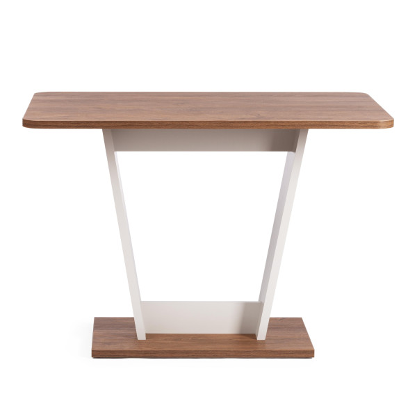 Стол обеденный TIBI нераздвижной ЛДСП, 68,6 х 110 х 75 см, Дуб Канзас/Пепел фото № 3