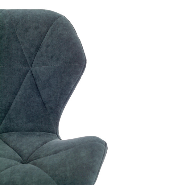 Кресло SELFI велюр Clermon, малахит, 089 фото № 5