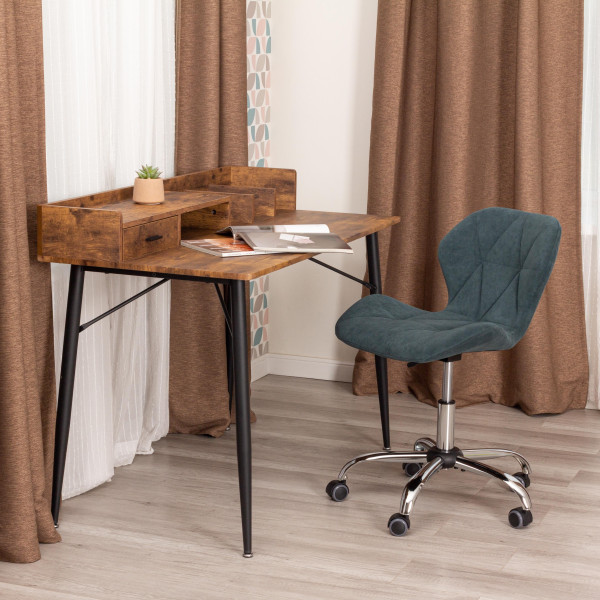 Кресло SELFI велюр Clermon, малахит, 089 фото № 12