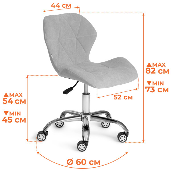 Кресло SELFI велюр Clermon, малахит, 089 фото № 13