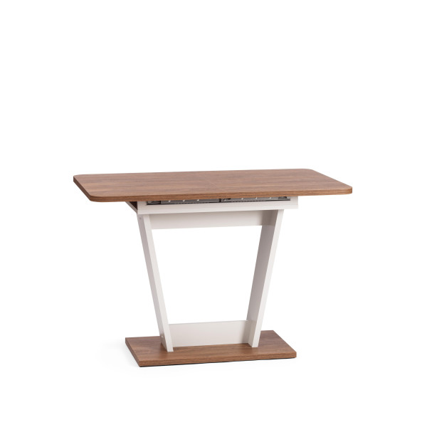 Стол обеденный FOX раздвижной ЛДСП, 68.6x110-145x75 см, Дуб Канзас/Пепел фото № 4