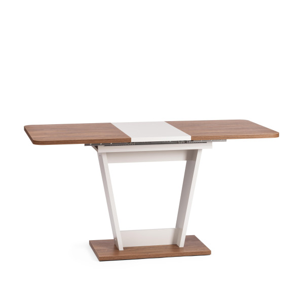 Стол обеденный FOX раздвижной ЛДСП, 68.6x110-145x75 см, Дуб Канзас/Пепел фото № 8