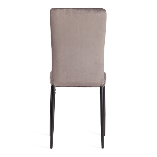 Стул VERTER (mod. 37-1) металл, вельвет, 47,8 х 41,5 х 97 см, Dark grey (темно-серый) HLR24 / черный фото № 4