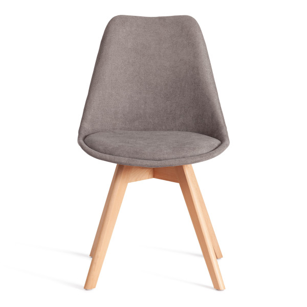 Стул TULIP SOFT (mod. 053V) дерево/пластик/ткань, 49,5 x 54,5 x 84 см, Серый (Grey) LY1701-26 фото № 5