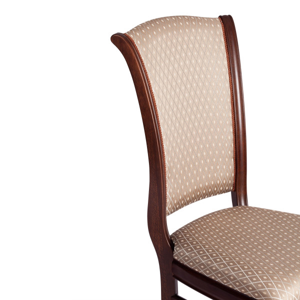 Стул VERSAL мягкое сидение бук, 51х48х106 см, Tobacco, жаккард коричневый фото № 8