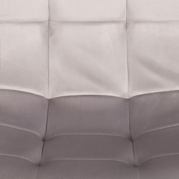 Стул CHILLY (mod. 7094-1) вельвет/металл, 44,5х52,5х86 см, light grey (светло-серый) HLR14 / белый фото № 7