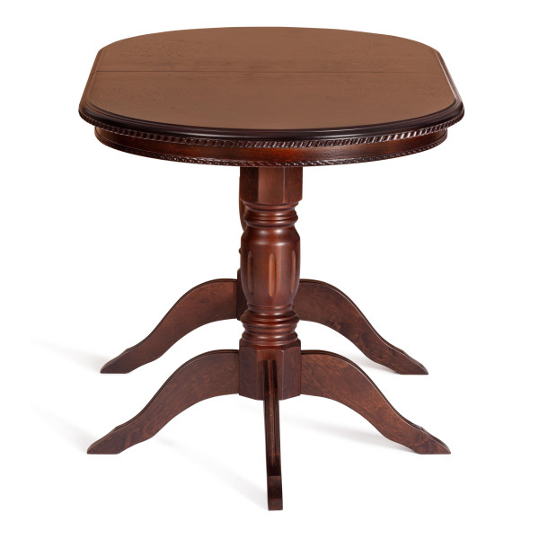 Стол COPPOLA бук, мдф, 140+40x80x77см, Tobacco, узор прямой фото № 2