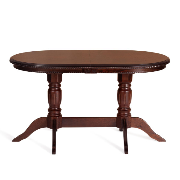 Стол COPPOLA бук, мдф, 140+40x80x77см, Tobacco, узор прямой фото № 3