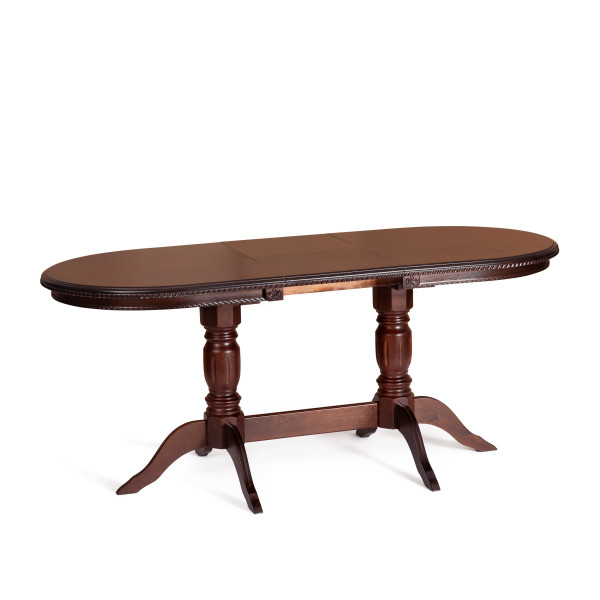 Стол COPPOLA бук, мдф, 140+40x80x77см, Tobacco, узор прямой фото № 8