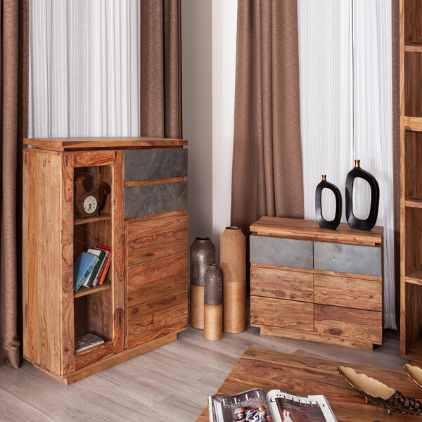 Комод Secret De Maison ROSEWOOD ( mod. 9806 ) палисандр, 90*40*72 см, Natural tinted (натуральный тонированный) фото № 12