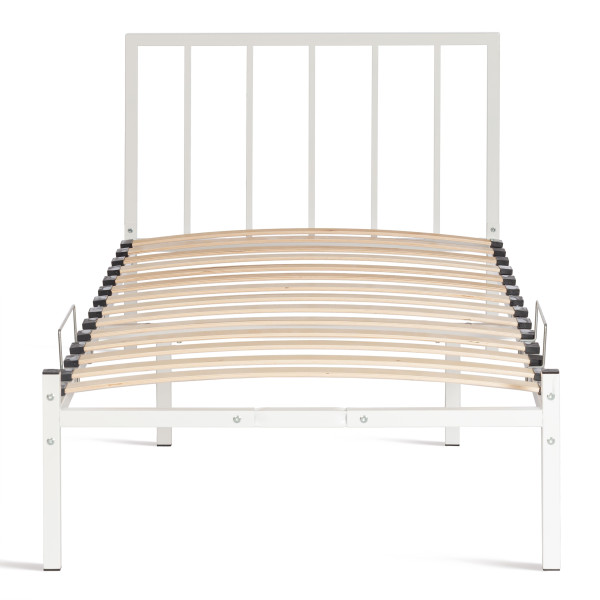 Кровать Bruno металл, 90*200 см, белый фото № 5