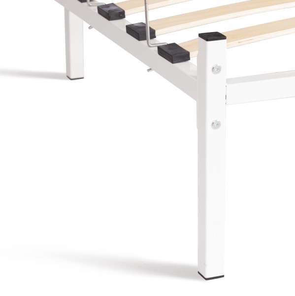 Кровать Bruno металл, 90*200 см, белый фото № 9