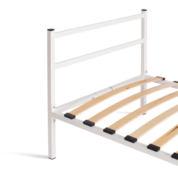 Кровать Marco металл, 90х200см, белый фото № 6