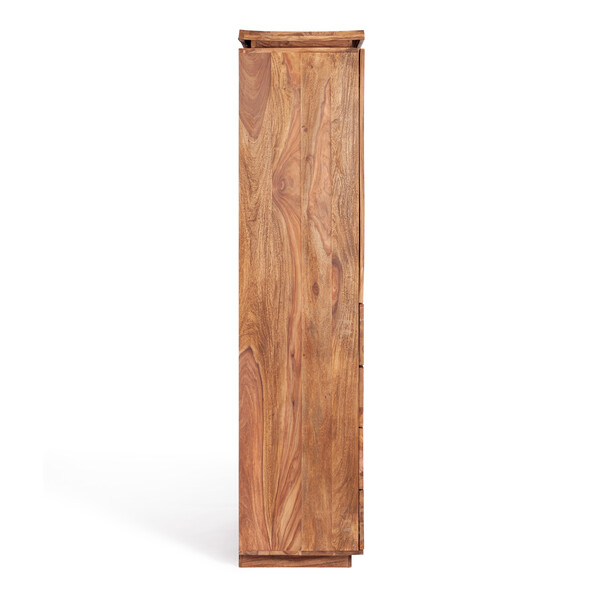 Шкаф-стеллаж Secret De Maison ROSEWOOD ( mod. 9805 ) палисандр/стекло, 100*45*192 см, Natural tinted (натуральный тонированный) фото № 3