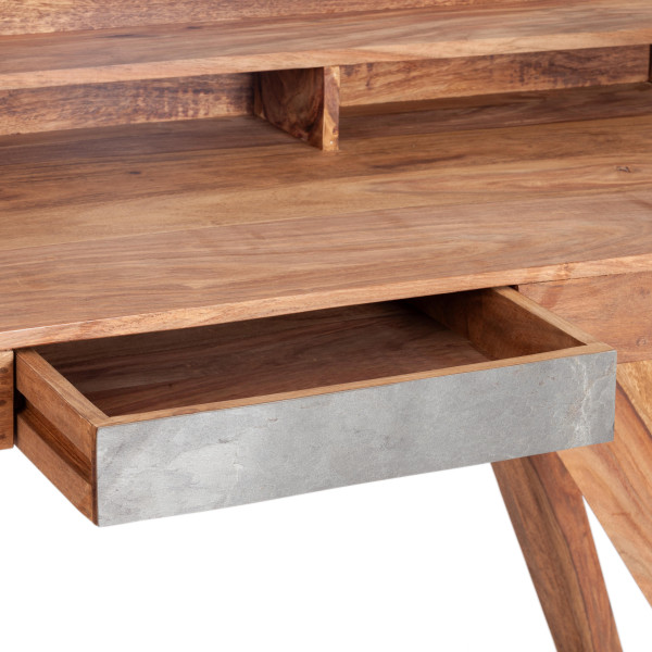 Письменный стол Secret De Maison ROSEWOOD ( mod. 9815 ) палисандр, 150*60*93 см, Natural tinted (натуральный тонированный) фото № 7