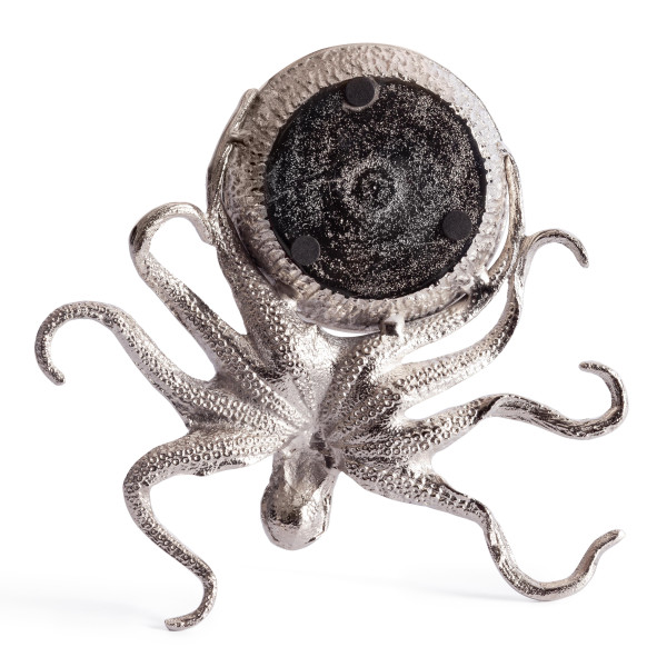 Монетница Secret De Maison OCTOPUS2 ( mod. 9612 ) алюминиевый сплав, 30,5x28x10 см, никель/nickel фото № 3