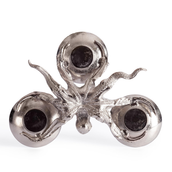 Монетница Secret De Maison OCTOPUS3 ( mod. 9613 ) алюминиевый сплав, 35,5x28x6,5 см, никель/nickel фото № 3