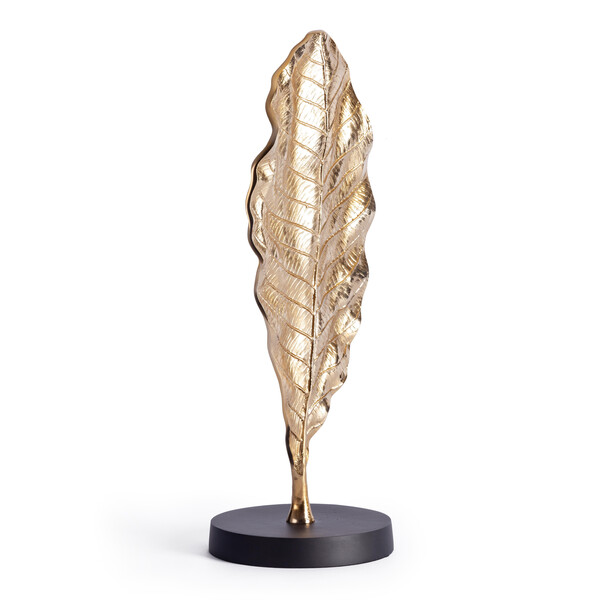 Декор Secret De Maison LEAF1 ( mod. 9735 ) алюминиевый сплав, 14x14x25 см, золотой, черный/gold, black powder coated фото № 2