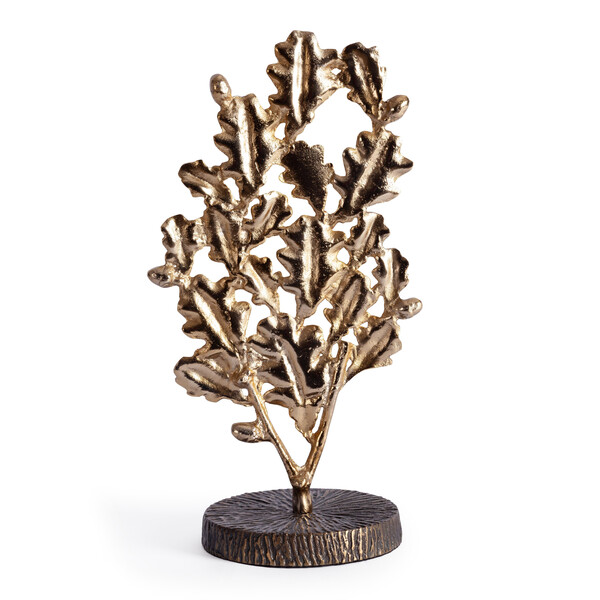 Декор Secret De Maison LEAF7 ( mod. 9816 ) алюминиевый сплав, 21x15x36 см, латунь, золото/brass, gold фото № 3