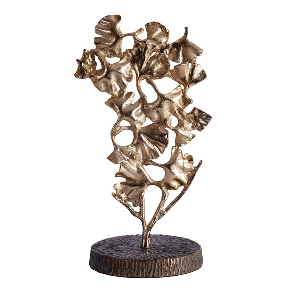 Декор Secret De Maison LEAF8 ( mod. 9817 ) алюминиевый сплав, 21x15x36 см, латунь, золото/brass, gold фото № 2