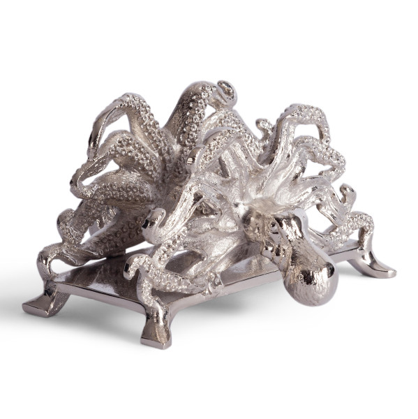 Салфетница Secret De Maison OCTOPUS ( mod. 9681 ) алюминиевый сплав, 17,75x12,75x10 см, никель/nickel фото № 2