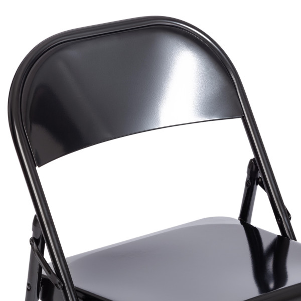 Стул складной FOLDER (mod. 3023(II)) металлический, 465Wx480Dx750H, (Black) фото № 6