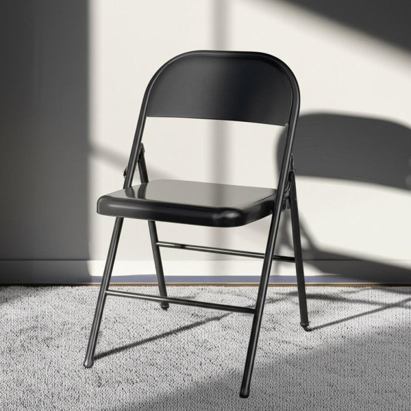 Стул складной FOLDER (mod. 3023(II)) металлический, 465Wx480Dx750H, (Black) фото № 12